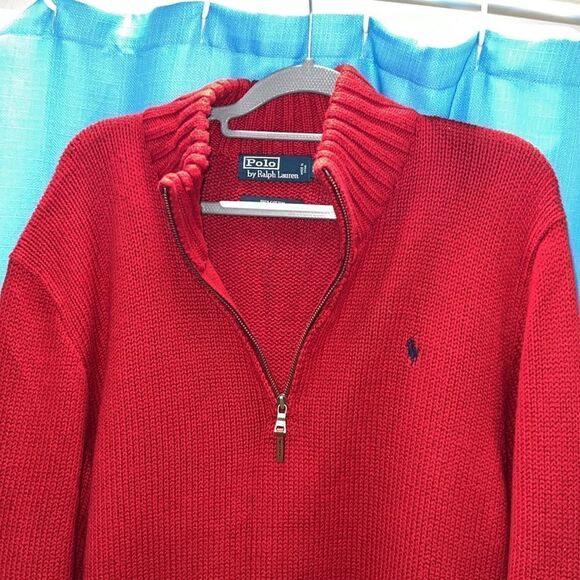 Polo Ralph Lauren Sweater red blue - Picture 4 of 6